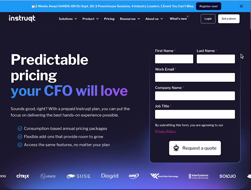 Cover image for Hands-On Labs for Training, Workshops, & Go-To-Market | Instruqt