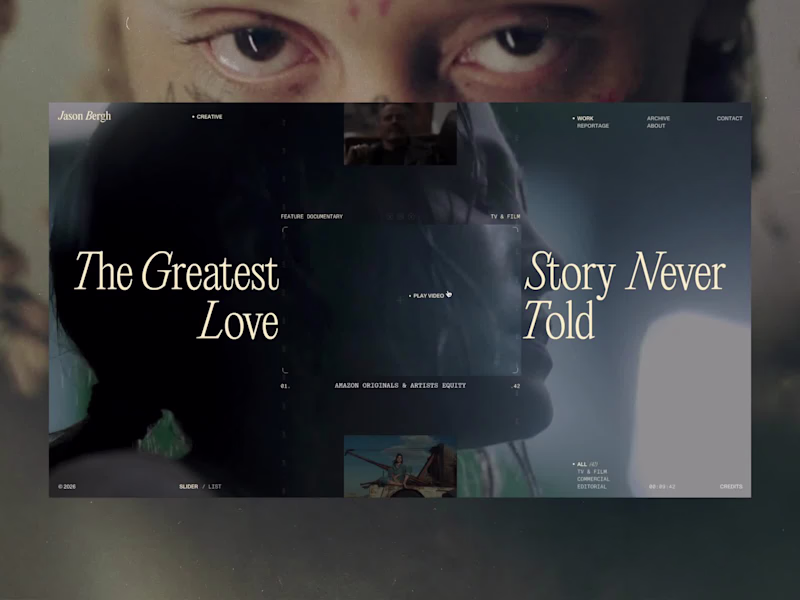 Cover image for Jason Bergh_Film Production // Case