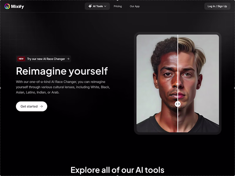 Cover image for Mixify AI - Website and Mobile app design
