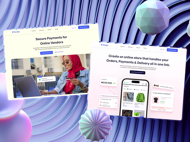 Cover image for Secure Fintech & Payment Infrastructure Landing Page