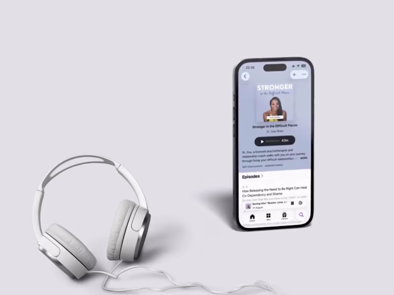 Cover image for Podcast Editing & Promotion for Stronger in the Difficult Places