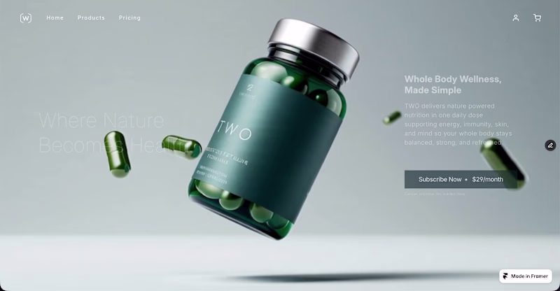 Cover image for What if wellness felt this quiet? No noise. No clutter. Just...