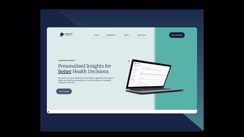 Cover image for Web design and development project for Endeavour Predict