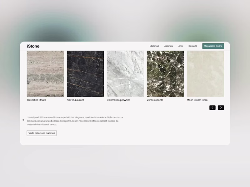 Cover image for iStone – Corporate Website