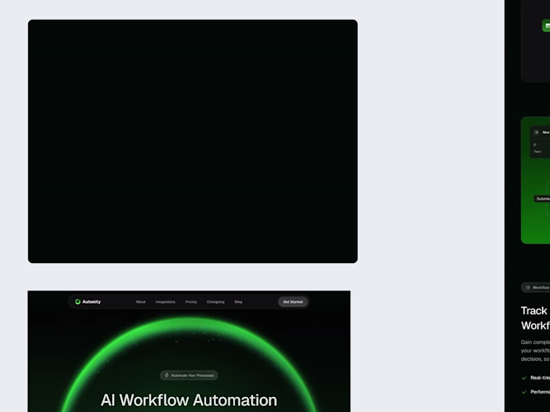 Cover image for Autonity -  Landing Page Design