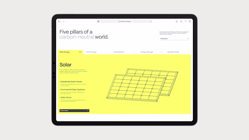 Cover image for Frames from the Nexterra web