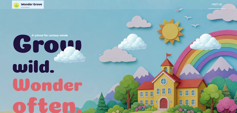 Cover image for Built Wonder Grove School, a