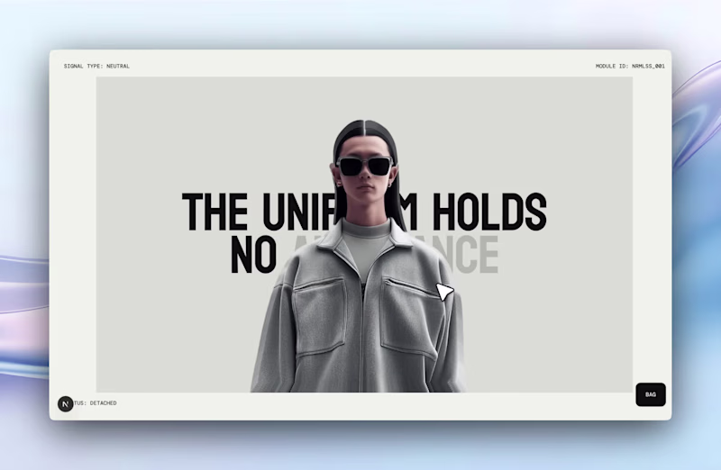 Cover image for Futuristic eCommerce Storefront made with