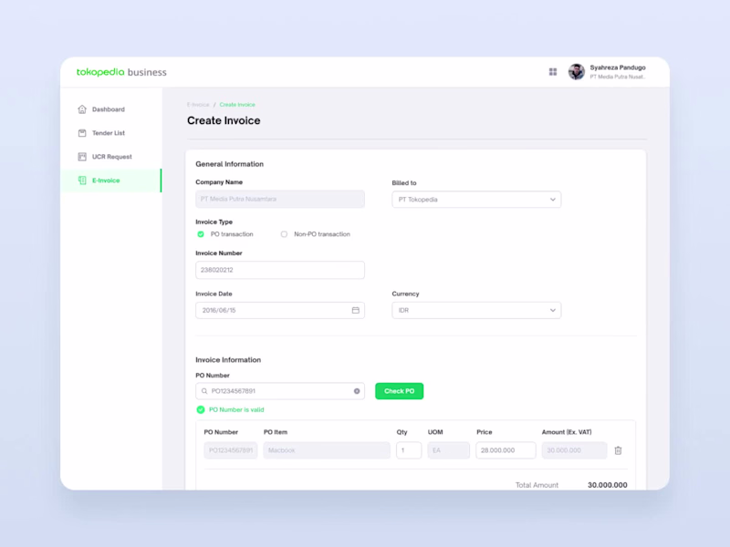 Cover image for Tokopedia Finance Back Office