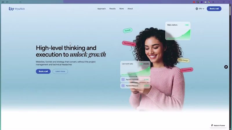 Cover image for Landing Page Redesign for WyssWeb