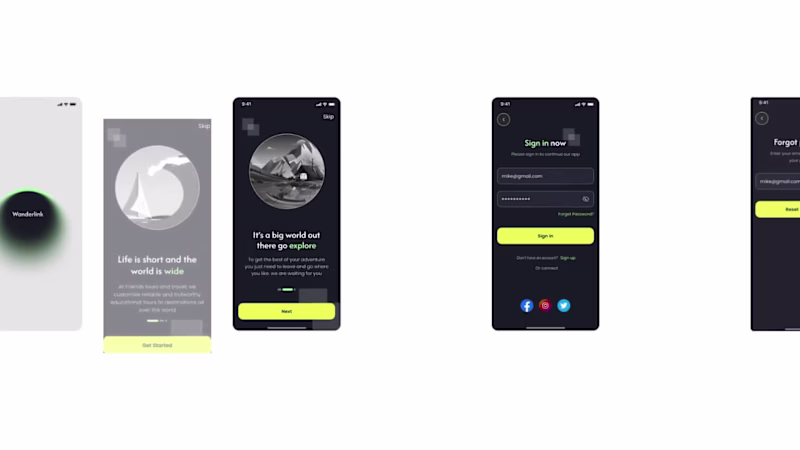 Cover image for UI Design for Travel App