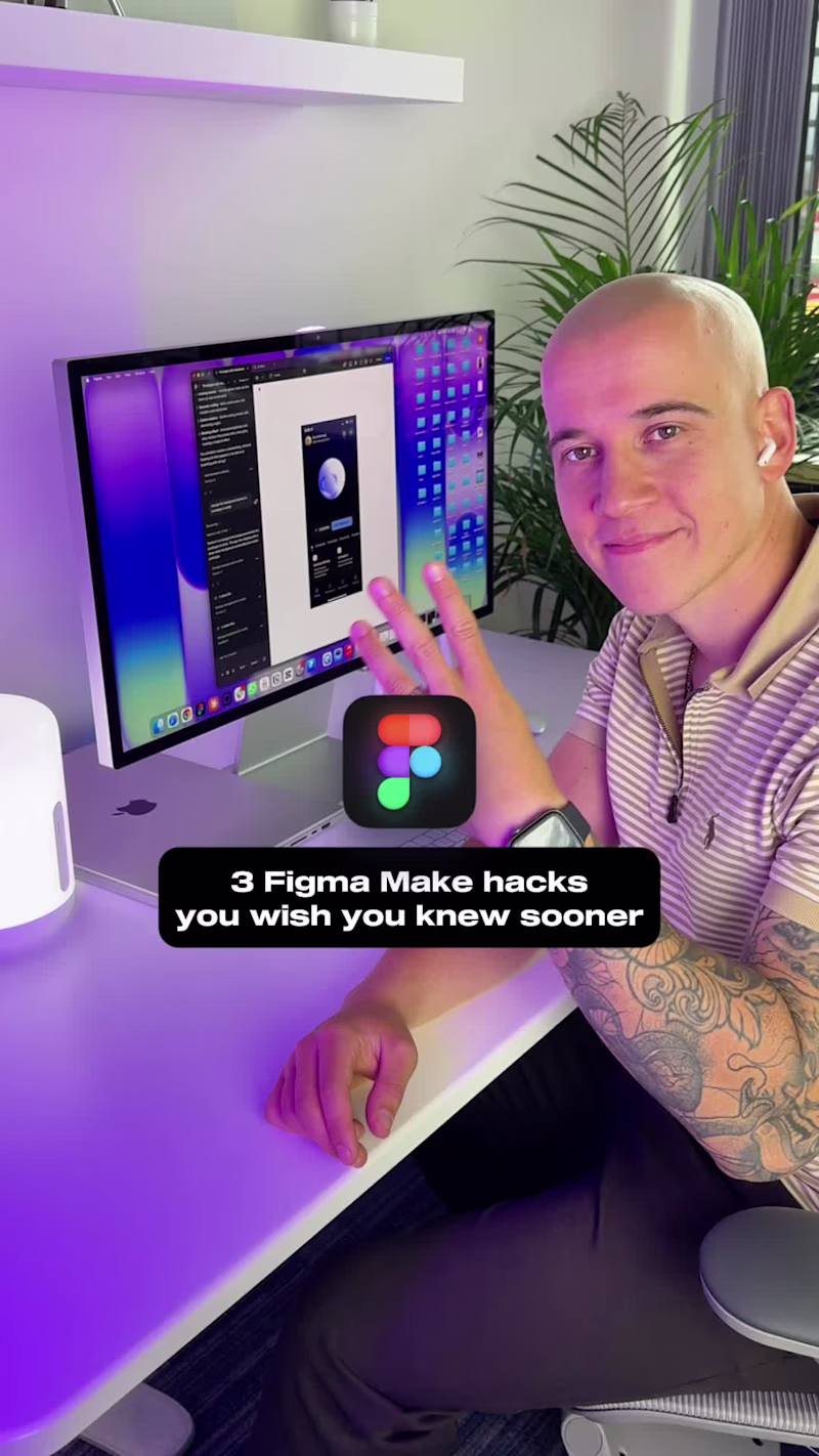 Cover image for 3 Figma Make hacks you
