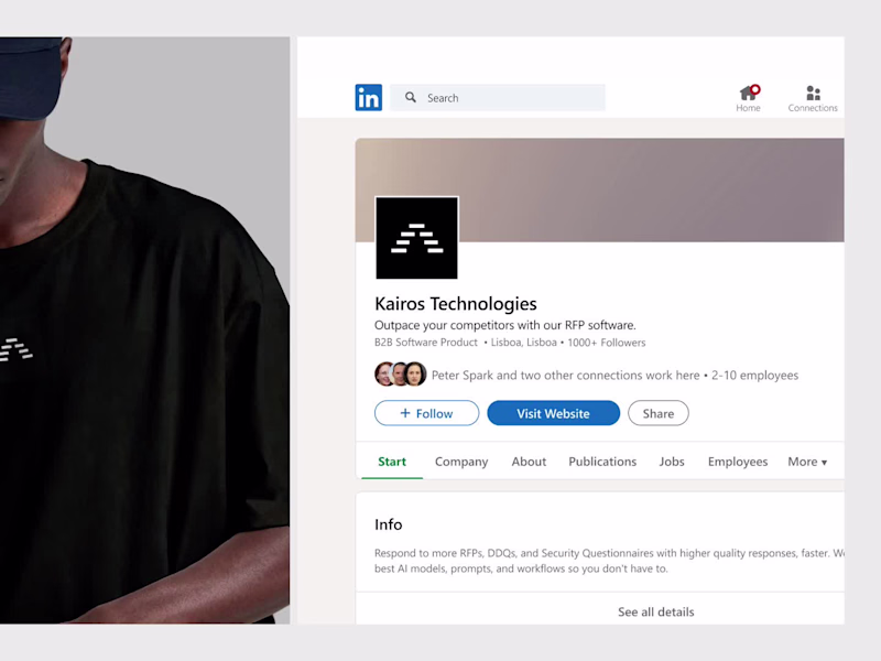 Cover image for Kairos — Brand Identity | AI SaaS RFP Platform