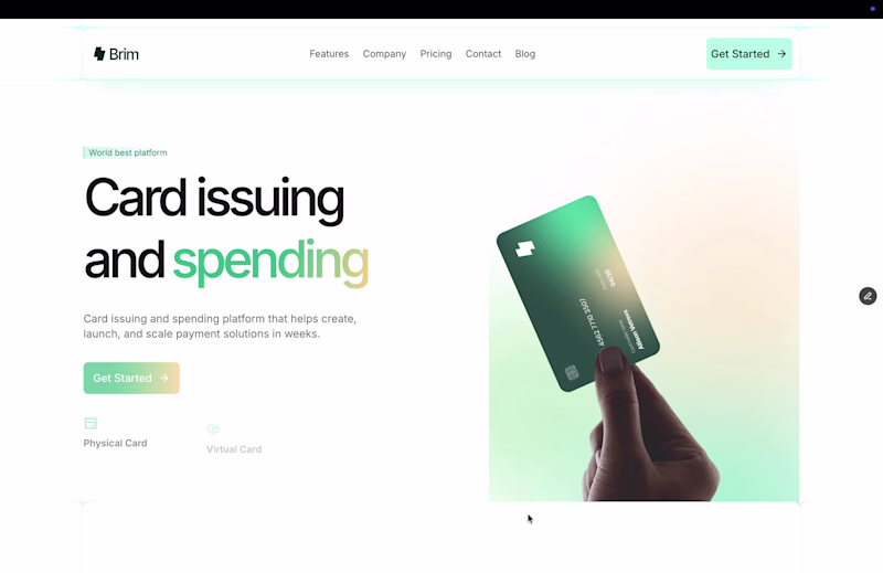 Cover image for Brim - Fintech & Payment