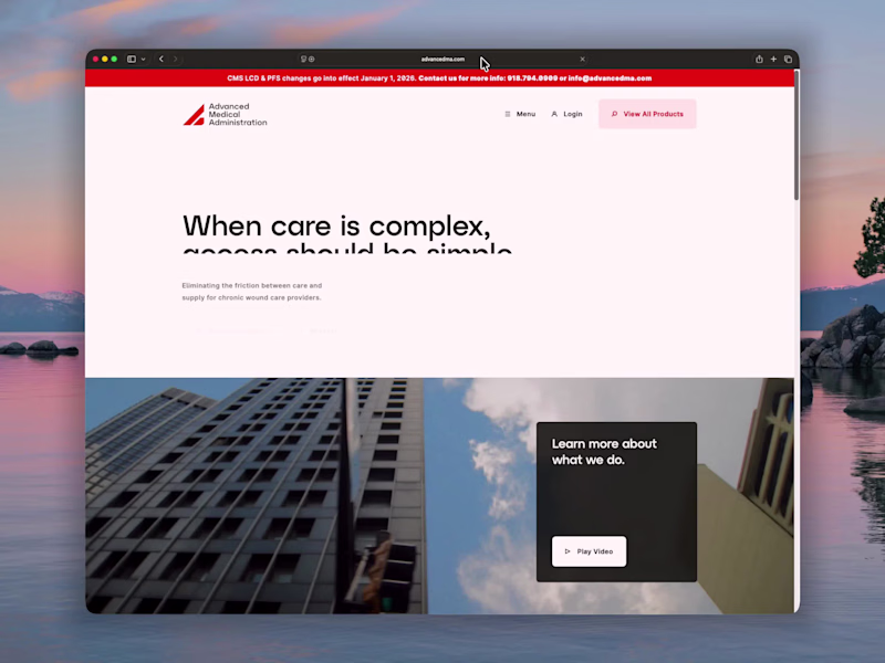 Cover image for Development of AMA's Healthcare Website