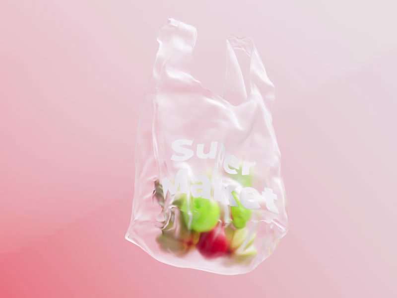 Cover image for Plastic bag - 3D animation
