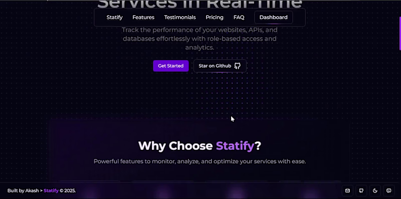 Cover image for Landing Page - Statify