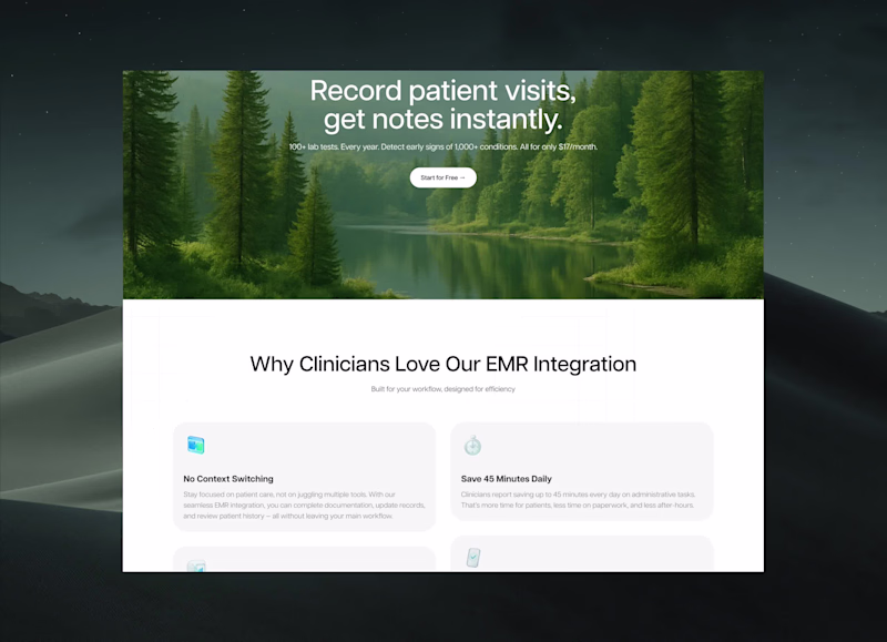Cover image for Hippo Scribe — Landing Page.