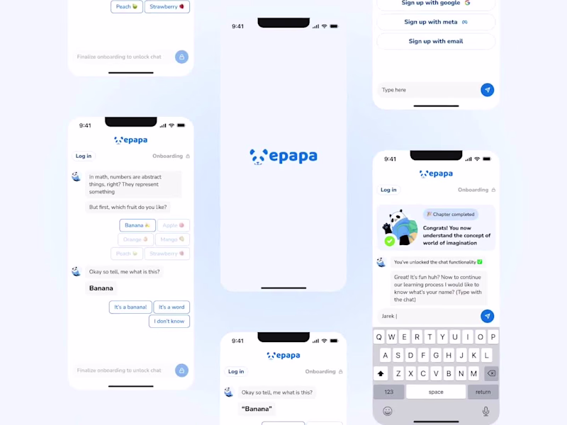 Cover image for Design lead for EPAPA AI learning app