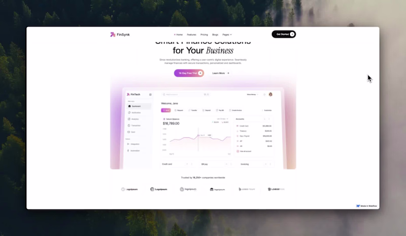 Cover image for Developed this site on Webflow. Check the site here: https:/...