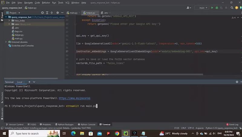Cover image for Q&A Chatbot with CSV-Powered Knowledge Base This project is ...