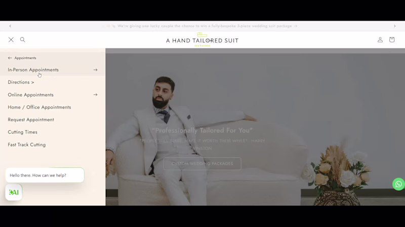 Cover image for A Hand Tailored Suit –