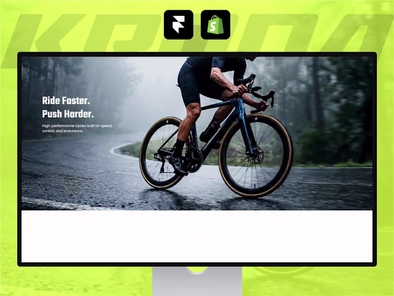 Cover image for 🚀 Just dropped Krona! 🏔🚴‍♂
A high-performance Framer