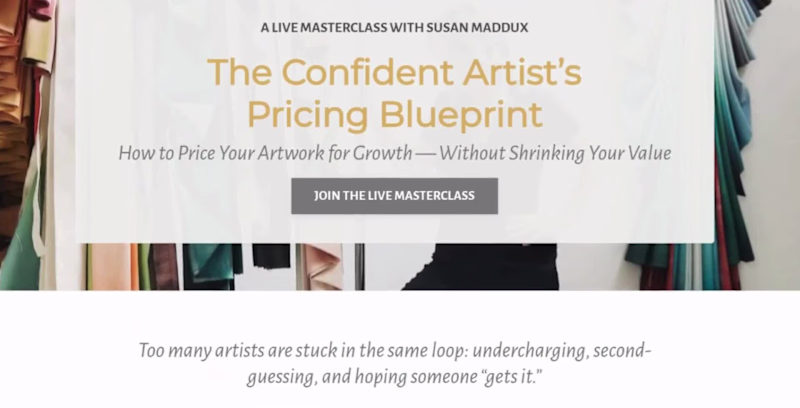 Cover image for The Confident Artist Blueprint Masterclass