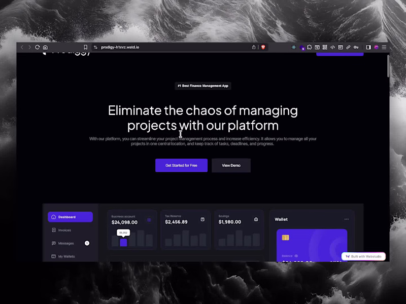 Cover image for Prodigy - Fintech/SaaS Website