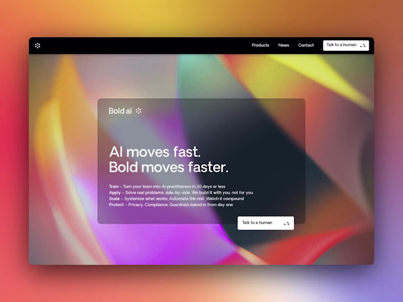 Cover image for Bold AI Website Redesign