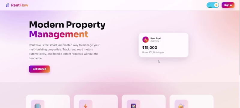 Cover image for Walkthrough on the operational workflow of the Rentflow- PWA