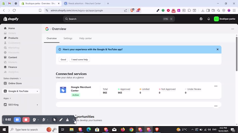 Cover image for Google Merchant Policy Fix for Boutique-Parka