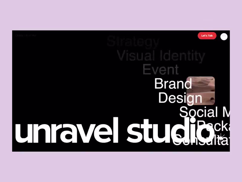 Cover image for Designing a Brand Presence on Framer for Unravel Studio