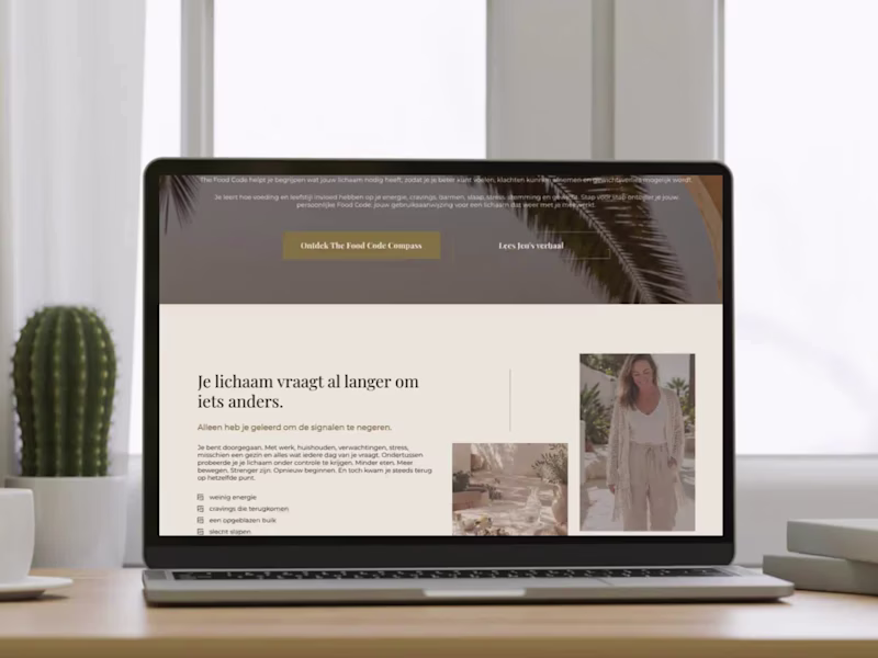 Cover image for The Food Code – Custom Kajabi Website & Course Platform
