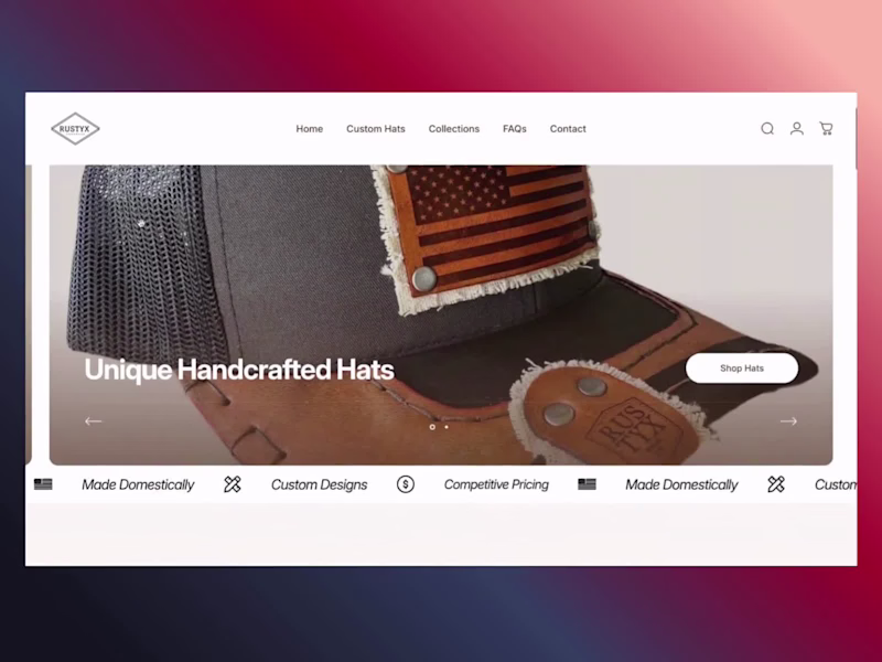 Cover image for Shopify Website Redesign & Development For RustyxLife