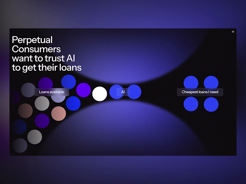 Cover image for Hey guys new fintech deck 🔵 the goal was making lending flo...