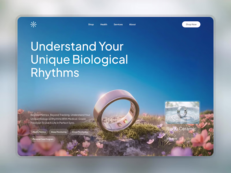 Cover image for Designed this smart health ring