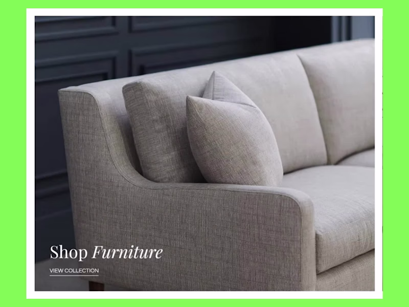 Cover image for Shopify store design & development with SEO for furniture brand