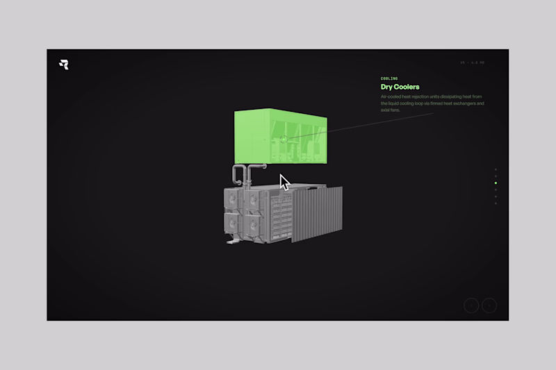 Cover image for Built an interactive WebGL hero