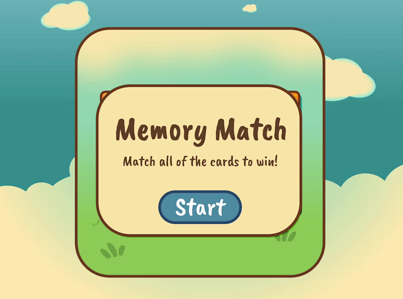 Cover image for Memory Match game
