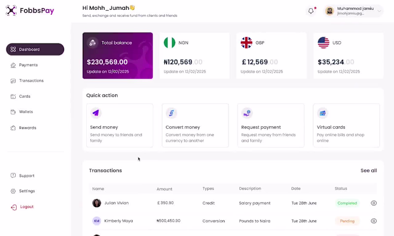 Cover image for Fobbspay: Simplifying Global Currency Transactions