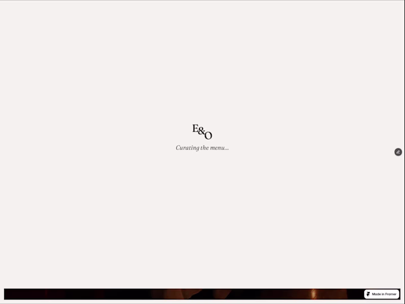 Cover image for Most restaurant websites feel rushed.
The