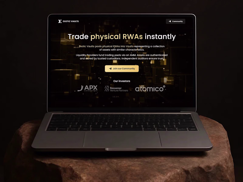 Cover image for Exotic Vaults Website Design