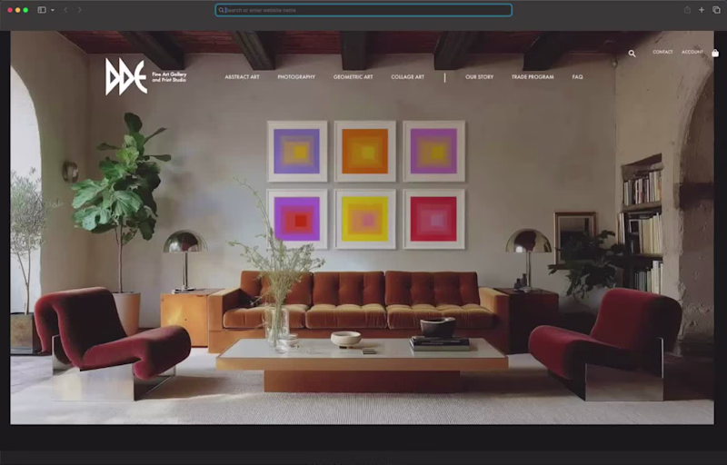 Cover image for Ecommerce site for luxury art