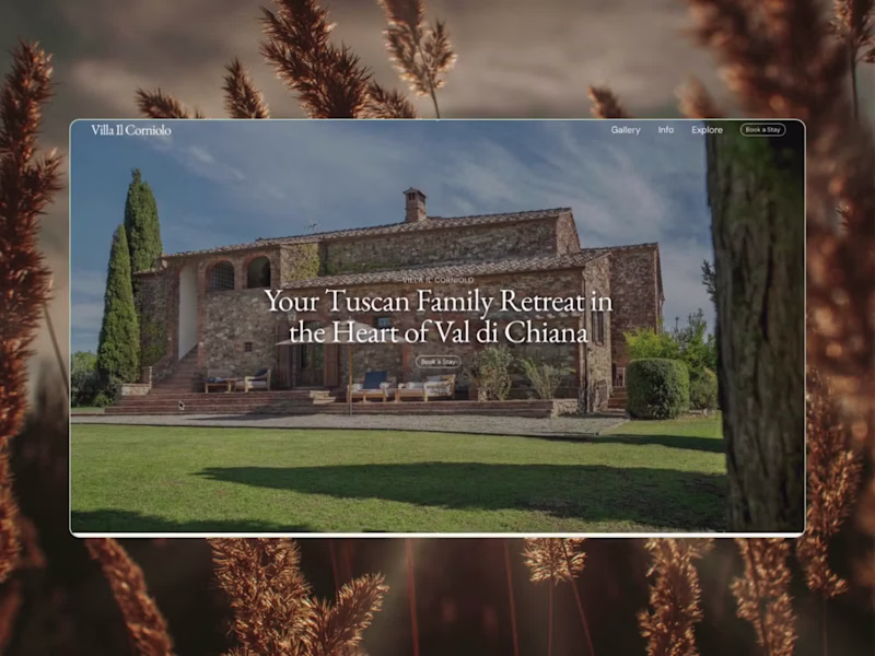 Cover image for Villa Il Corniolo