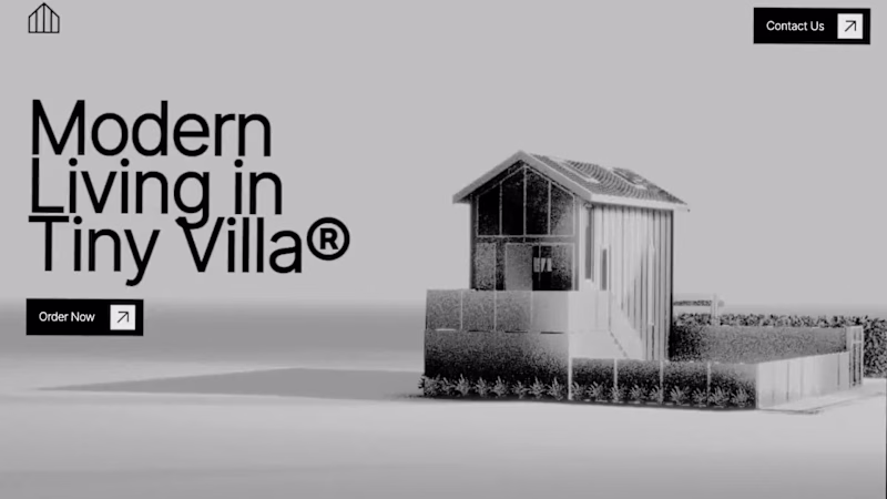 Cover image for Tiny Villa Interactive 3D Website