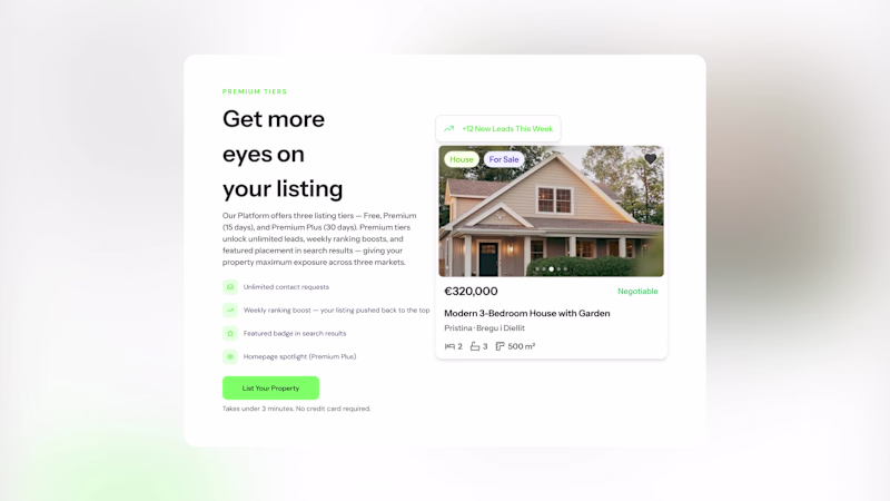 Cover image for Real Estate Marketplace MVP Design & Build