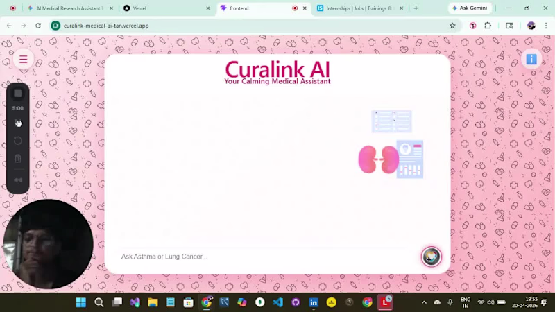 Cover image for Curalink Ai For Medical Qualified