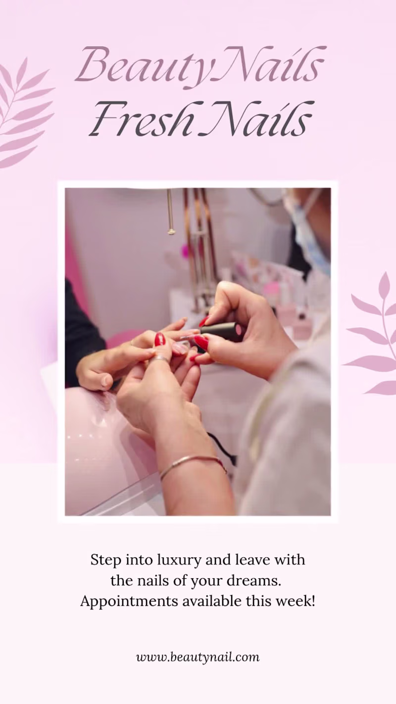 Cover image for Nail Video Editing & Instagram Reels I specialize in creatin...