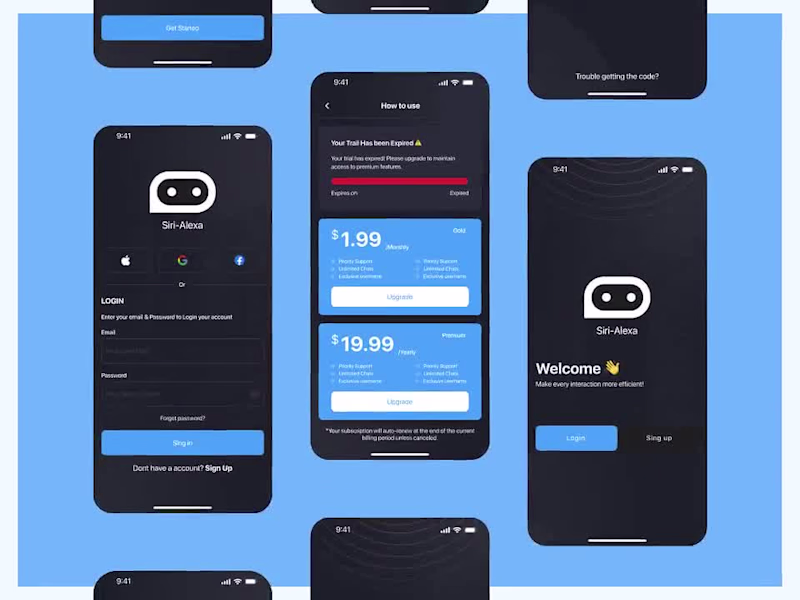 Cover image for Chatbot Mobile app Design : AI Chatbot